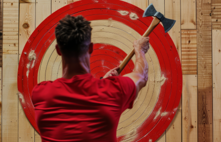 Rzucanie siekierkami